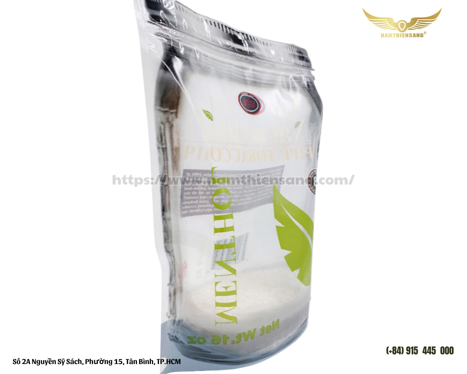  In Ấn Logo Thương Hiệu Trên Túi Zipper Nhôm